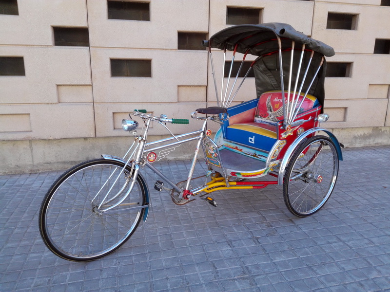 0118 rickshaw bicicleta taxi 1plz asia tailandia inox loneta 95-160x255x74-98 _175eu._ 1u